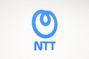 NTT signage and logo